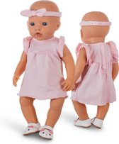 Isa's Friends® - Vêtements de Vêtements de poupée - Vêtements adaptés pour BABY born - 43 cm - Robe avec bandeau