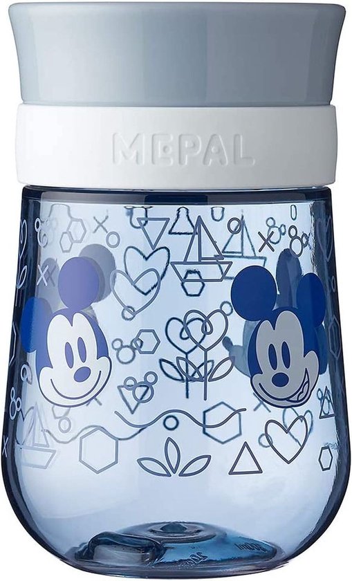 Mepal 360 oefenbeker Mickey Mouse - Grijs / Wit / Multicolor - Kunststof -  300 ml -... | bol.com