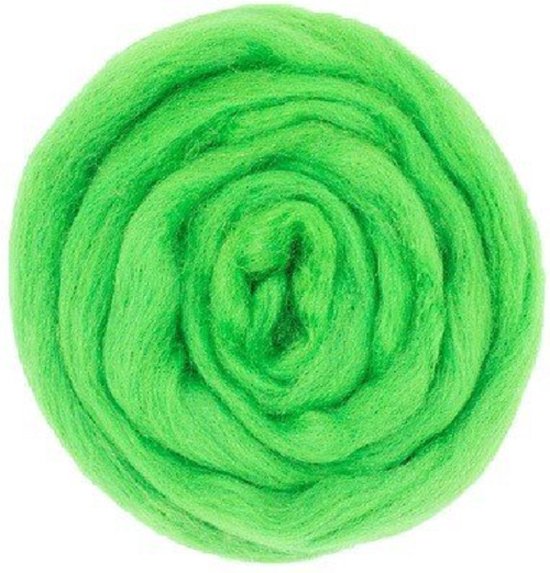 Feutre de laine Etrofil Vert fluo