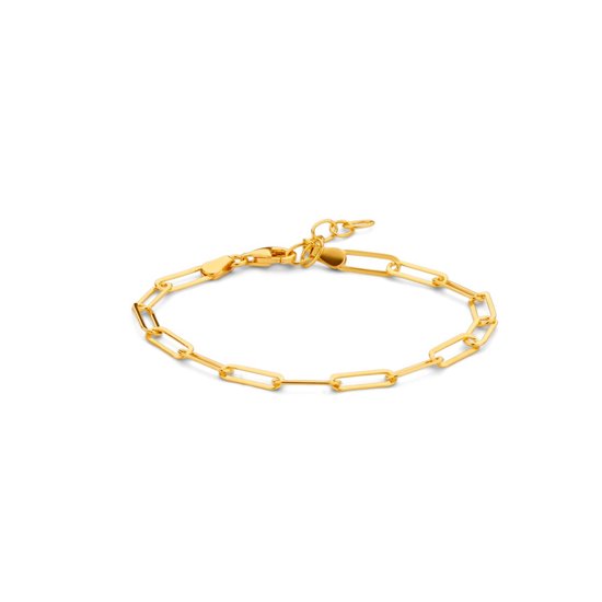 Bracelet Plaqué Argent trombone tube plat 3 2101480