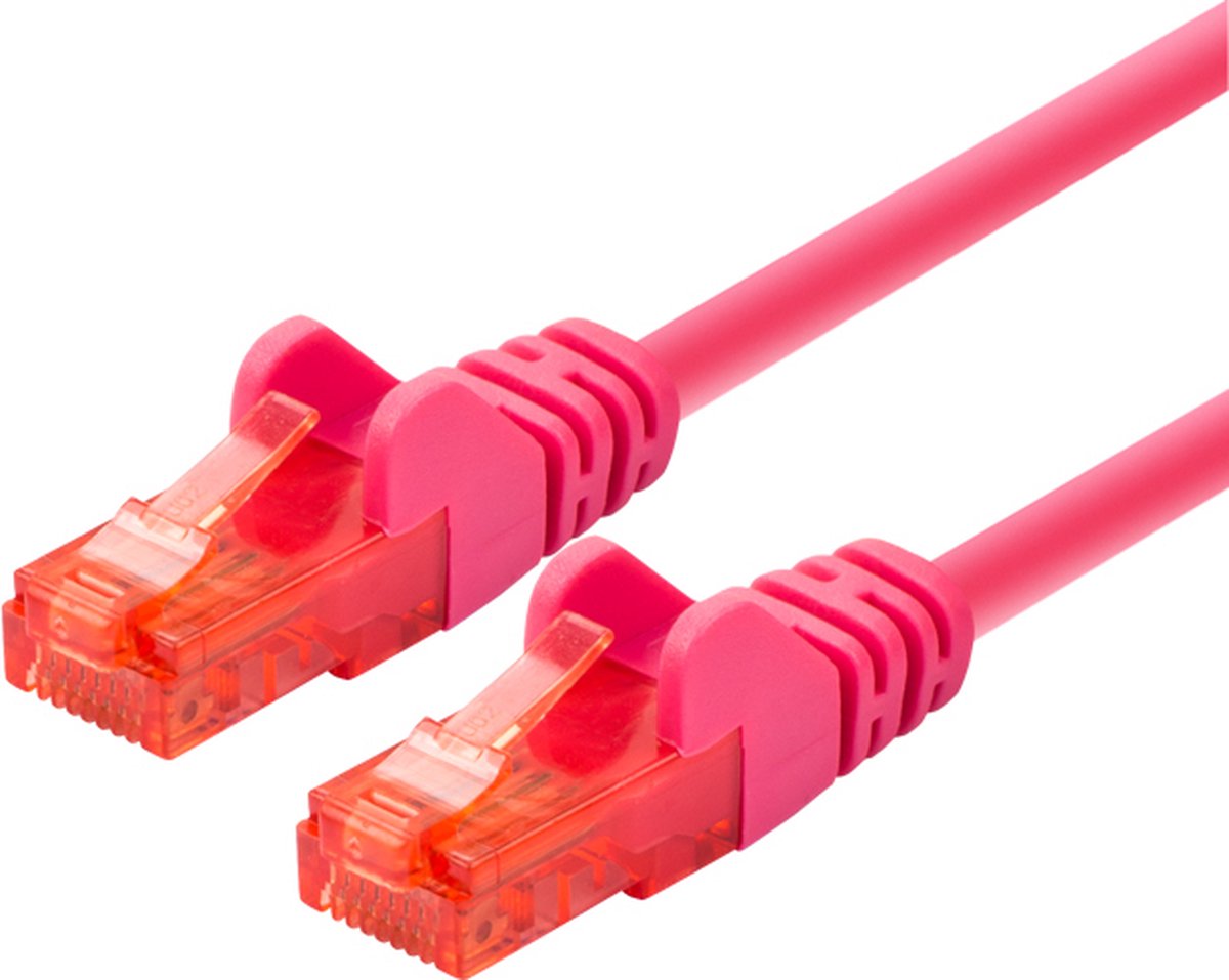 Patch Cable U/Utp Category 6 - 1.0M Magenta