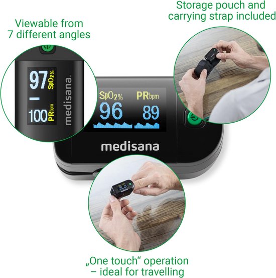 medisana PM 100 - Black Saturatiemeter