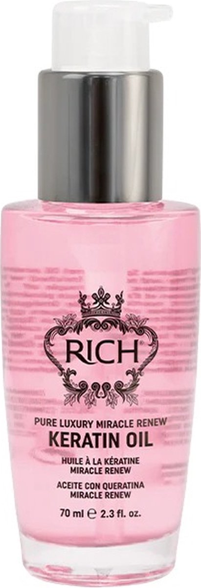 RICH MIRACLE KERATINE HAAROLIE (70 ml) - Keratine olie - Keratine Haar Olie