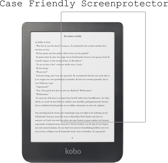 Screenprotector Geschikt voor Kobo Clara HD Screenprotector Tempered Glass - Screenprotector Geschikt voor Kobo Clara HD Screen Protector - 3 Stuks van OMBRA — afbeelding 4