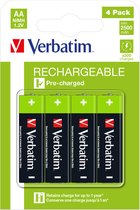 Verbatim 49517, Batterie rechargeable, AA, Hybrides nickel-métal (NiMH), 1,2 V, 4 pièce(s), 2500 mAh