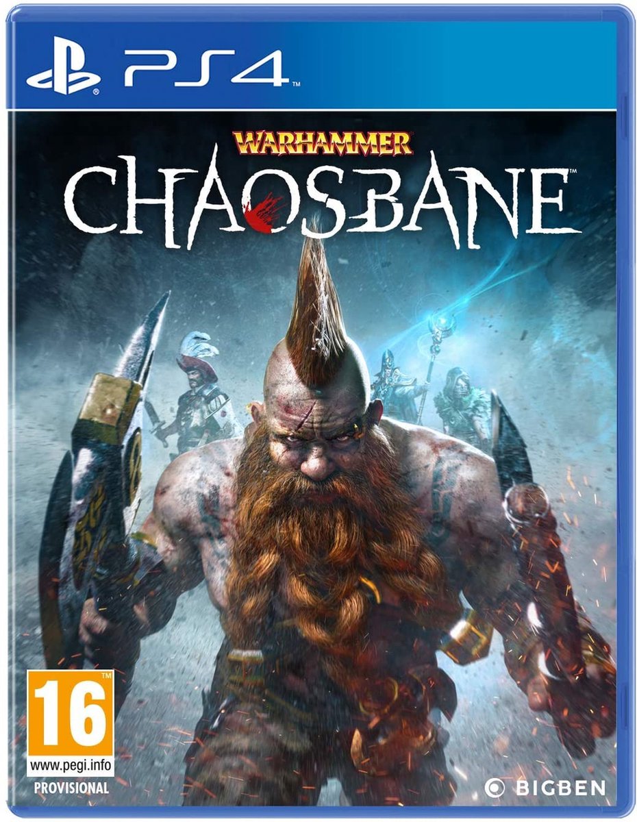 Sony Warhammer: Chaosbane, PlayStation 4, Multiplayer modus, M (Volwassen), Fysieke media