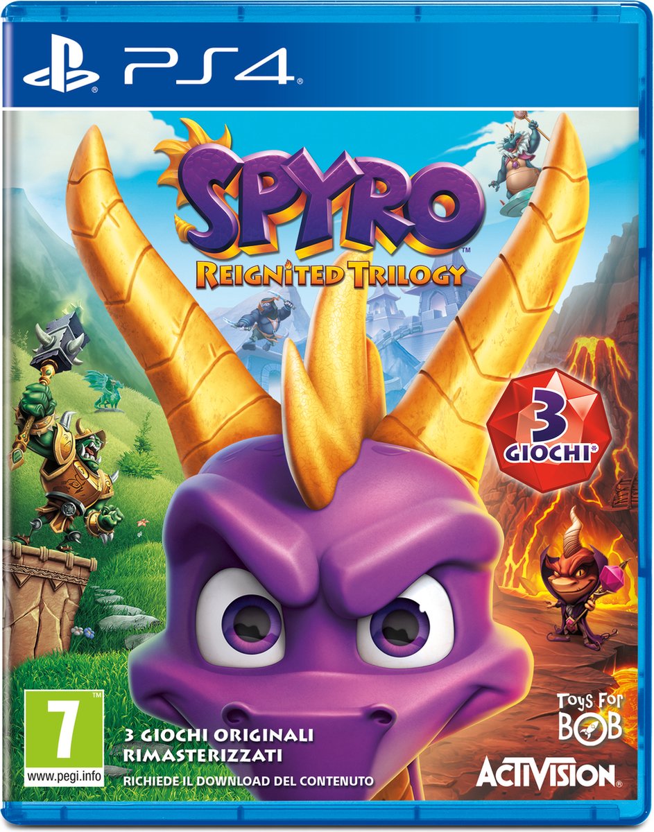 Sony Spyro Reignited Trilogy, Playstation 4, PlayStation 4, E (Iedereen)