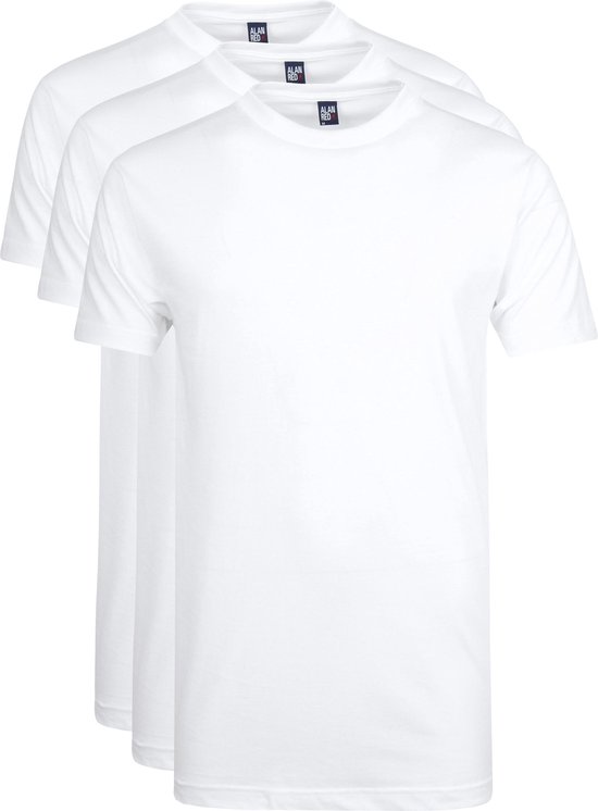 Alan Red - T-Shirt Virginia (3pack) - L - Regular-fit | bol.com