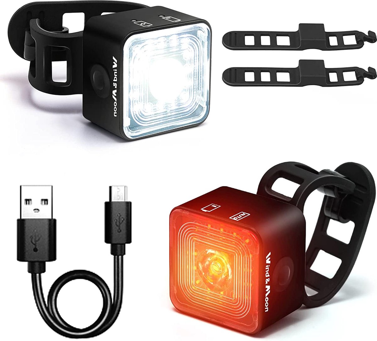 Fietslamp – fiets verlichting – duurzaam – waterbesteding - Bicycle light  - waterproo
