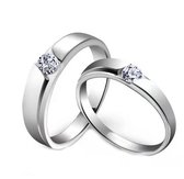 Ringenset - dames ring - heren ring - liefdescadeau - zilver plated - valentijn - valentijnscadeautje - verlovingsringen - Liefs Jade