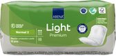 ABENA Light Premium Normal - 12x Incontinentie Verband Dames en Heren - Inlegverband voor Licht tot Matig Urineverlies - 11x26cm / 350ml