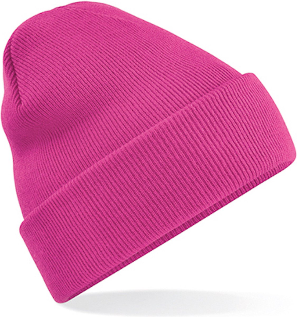 Beechfield 'Original Cuffed Beanie' Fuchsia/Paars