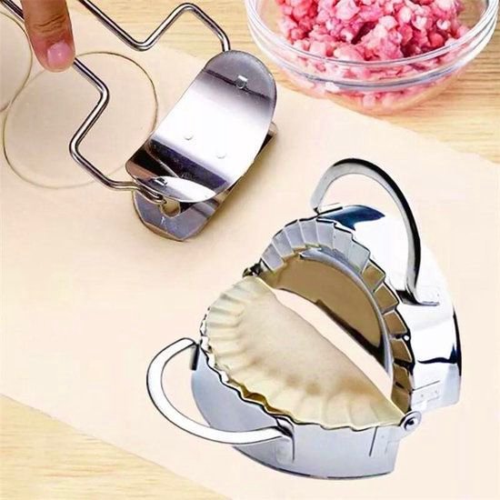 ConBlom 11 Stück Dough Press Set, Edelstahl Dumpling Maker, Knödel