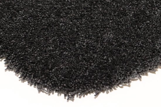 Wastafelmat - Badkamermat Soft zwart antraciet 40x120 antislip - Prima vloerkleden