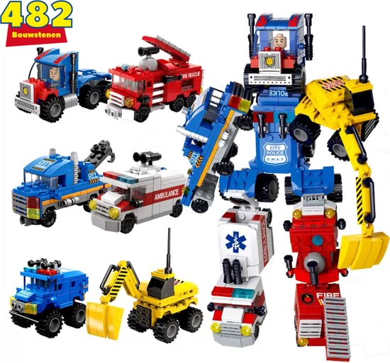 QuchiQ™ Robot speelgoed Robots Bouwsets Transformers speelgoed