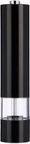 Kinvara Elektrische zout/pepermolen LED kunststof zwart 23 cm - Maler