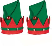 3x stuks kerstelfen verkleed hoed/muts voor volwassenen