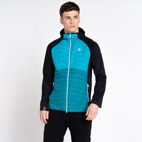 The Dare 2B Mountaineer Wool Hybrid Jacket - Homme - Évacuation de l'humidité - Stretch - Turquoise