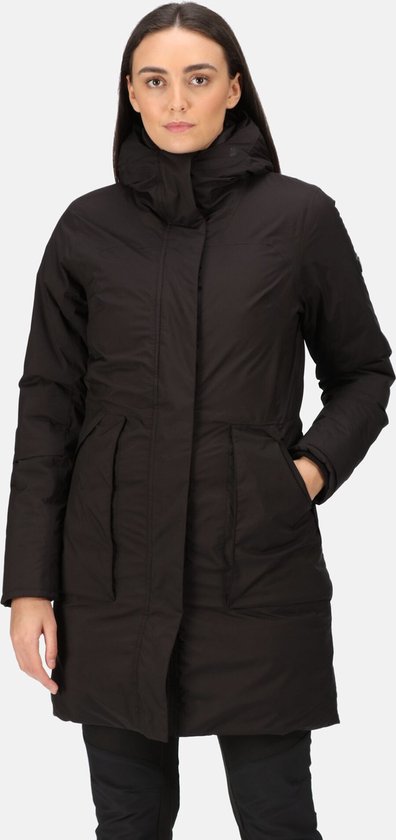 Regatta, Womens Yewbank II Waterdichte Dames Winterjas, Zwart, Maat 42