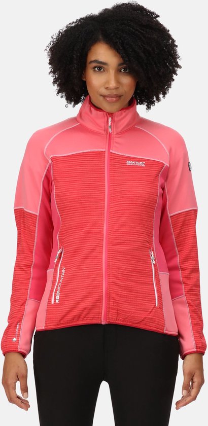 De Regatta Yare V Midlayer jas - dames - softshell - stretch - Donkerroze