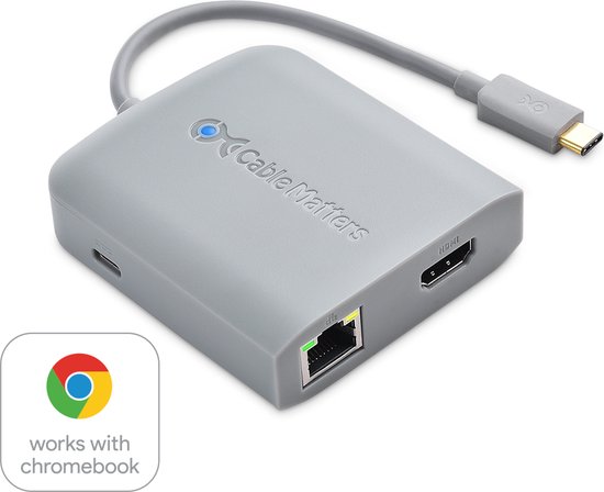 Cable Matters 201248-GRY 1 naar 5 Dockingstation - geschikt voor Chromebook,...  | bol.com