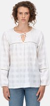 Het Regatta Calluna shirt met ruime mouwen - dames - Coolweave - katoen - Wit