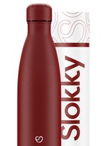 Slokky - Matte Red Thermosfles & Dop - 500ml