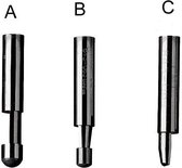 CMT VHM kantenfrees Ø 6,35 x 9,5/38,1 mm. 0º - S=Ø6,35