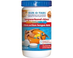 BSI Eur-O-Tabs Chloortabletten Voor Zwembaden Van  Minimum 20m³ Grootte  - 14 Daagse Kuur - Langwerkend 200g/Tablet - 1 Kg
