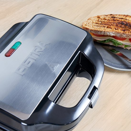 Petra XL 3in1 sandwich maker, gaufrier et contact grill - Avec plaques de  grill