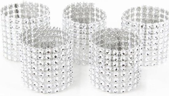 Mumjooyi Servetringen, zilver, 12 stuks, metalen servetringen voor servethouder, tafelservetringen voor bruiloftsbanket, jubileumfeest, tafeldecoratie