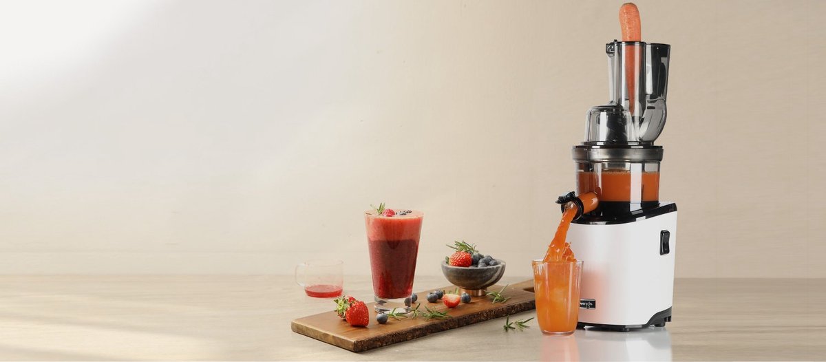 Kuvings Revo830 - Slowjuicer - Dual Big Mouth - Zwart thumbnail 3