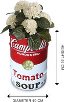 Campbell's Soup jardinière baril de pétrole rétro-industriel 60 L