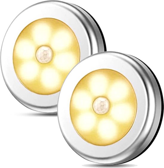 Éclairage d'armoire Lampe LED sans fil avec détecteur de mouvement - Lot de  3 lampes... | bol.com