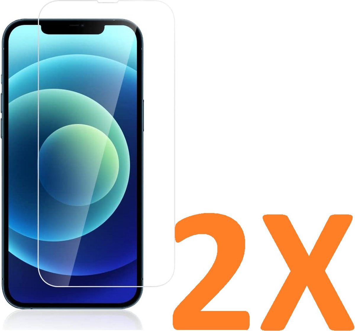 Screenprotector Glas - Tempered Glass Screen Protector - 2x Geschikt voor: Apple iPhone 14 Plus