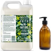 FAITH IN NATURE - Shampoo Seaweed & Citrus Refill 5 Liter - nu met GRATIS glaze refill fles 500ml