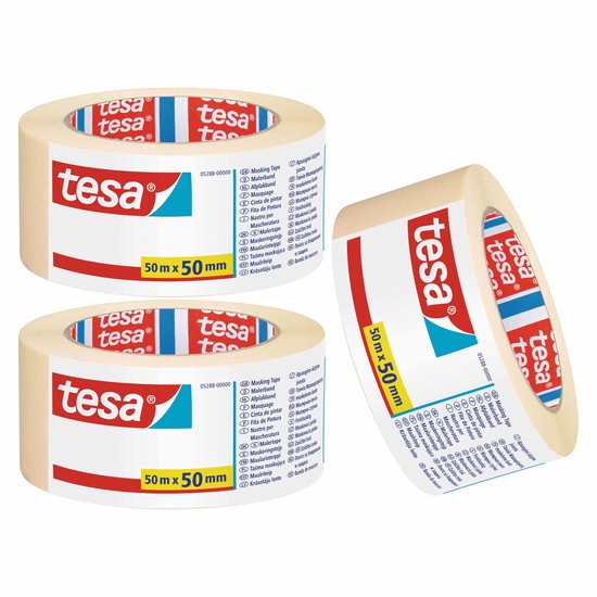 ASTER 4 Rouleaux Ruban de Masquage, 1/5/3/6/12.6 mm x 50 M