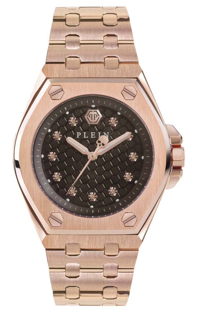 Philipp Plein Plein Extreme Lady PWJAA0522 Horloge - Staal - Rosékleurig - Ø 38 mm