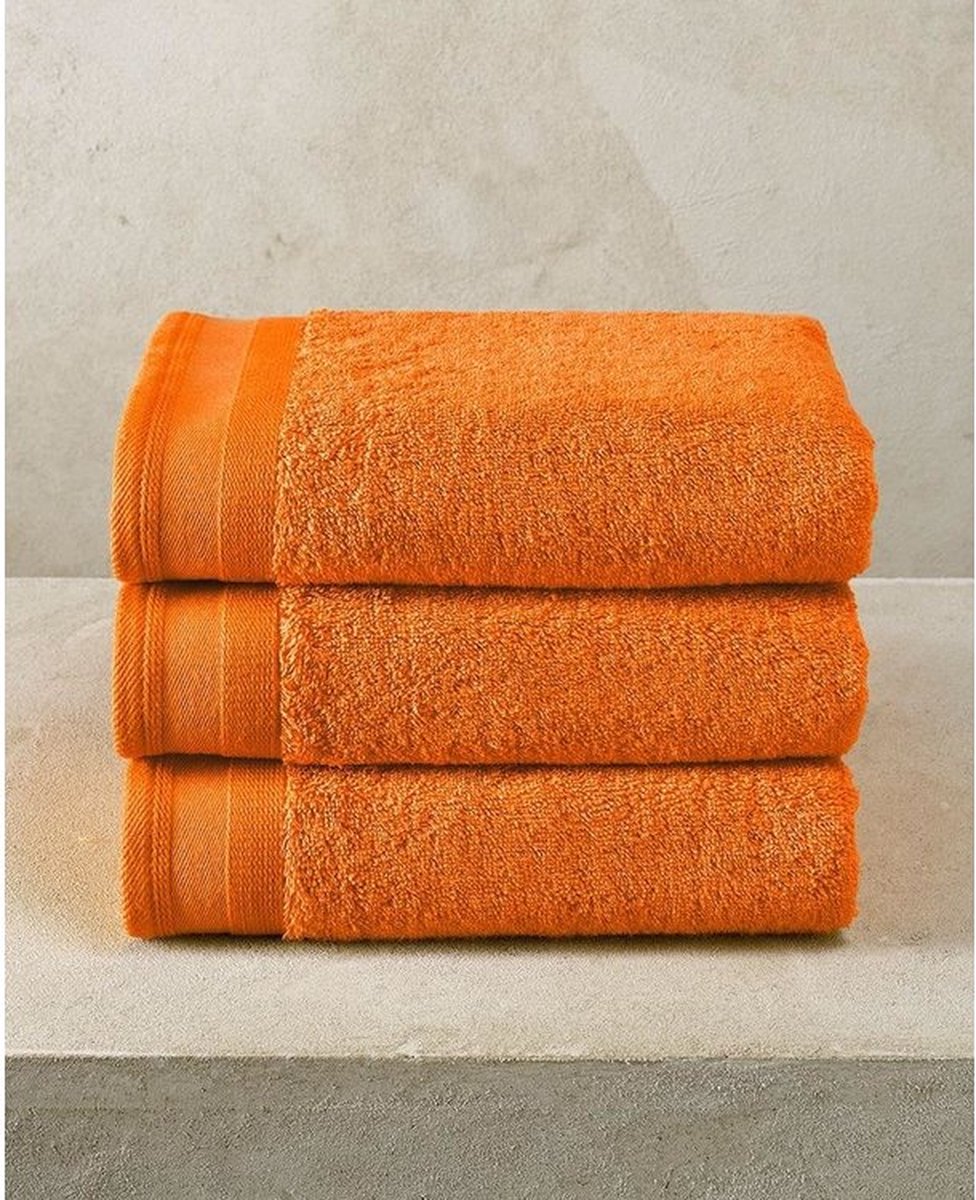 De Witte Lietaer Excellence Papaya Orange Handdoek 50/100