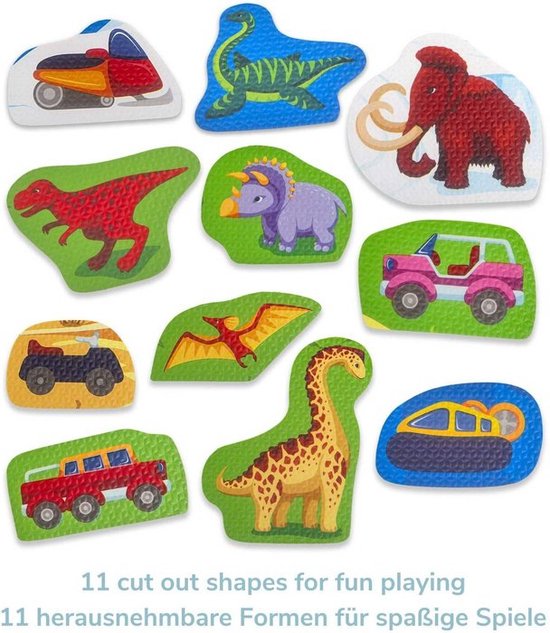 STARLUX Speelmat voor kleine auto's voor kinderen, antislip, stadscircuit, 120 x 80 cm, 801129
