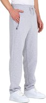 Comeor Sweatpants hommes avec fermeture éclair - Grijs - XL - Pantalon d'entraînement pour hommes avec fermeture éclair - Pantalon de sport long