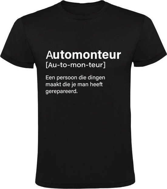 gemiddelde verteren bewijs Automonteur | Heren T-shirt | Vakman | Klussen | Reperatie | Werk | Beroep  | Jarig |... | bol.com