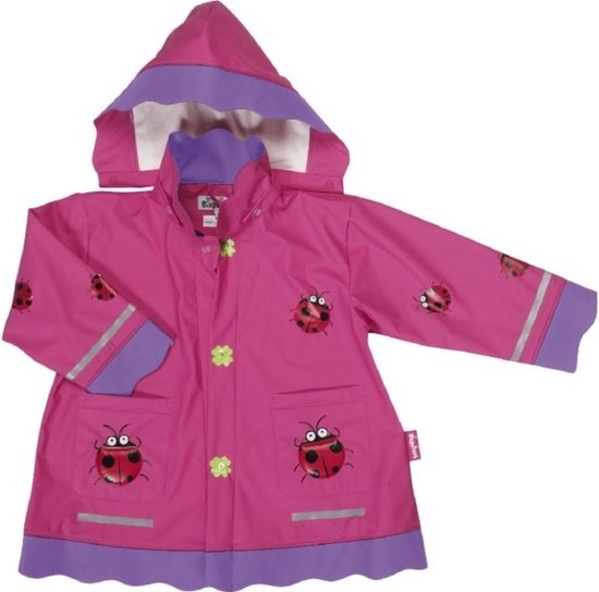 Playshoes Opvouwbare Regenjas Voor Kinderen - Uniseks Functionele Jas Met Capuchon