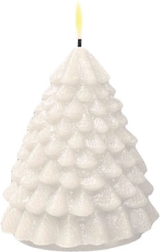 Deluxe Homeart - Kerstboom LED Kaars Wit 11 cm