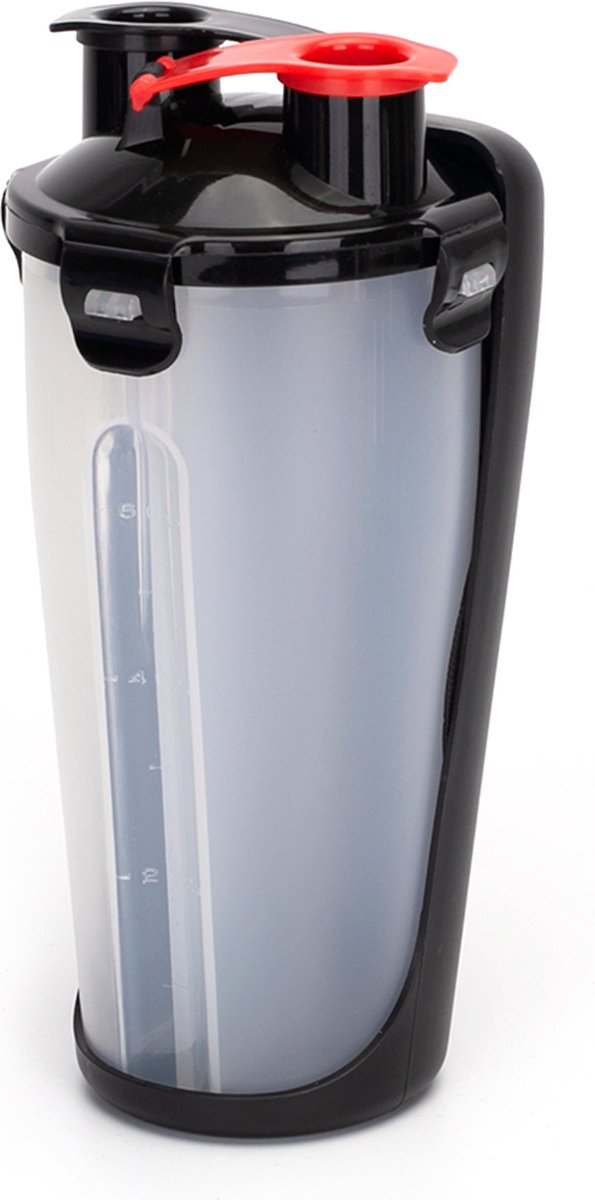 Bol.com Nobleza Drinkfles honden - Waterfles hond - Portable - Voor water en voer - Zwart aanbieding