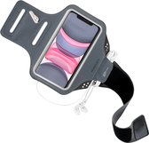 Hardloop Sportarmband geschikt voor Apple iPhone 11 - Zwart - Mobiparts