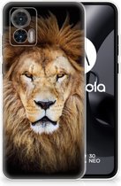TPU étui pour Motorola Edge 30 Neo Coque Téléphone Lion
