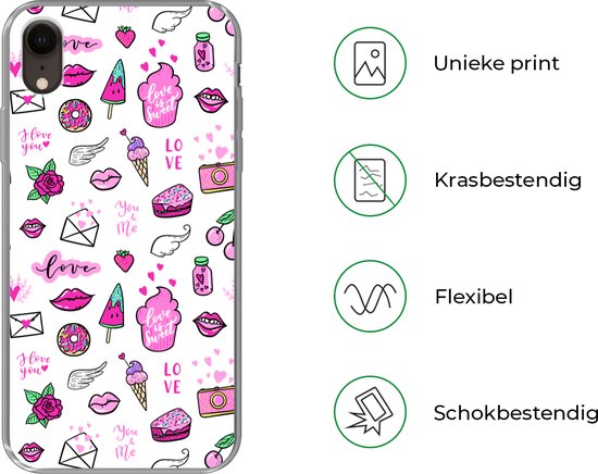 Coque iPhone X - Meiden - Amour - Glace - Motifs - Fille - Kids - Enfants -  Enfant 