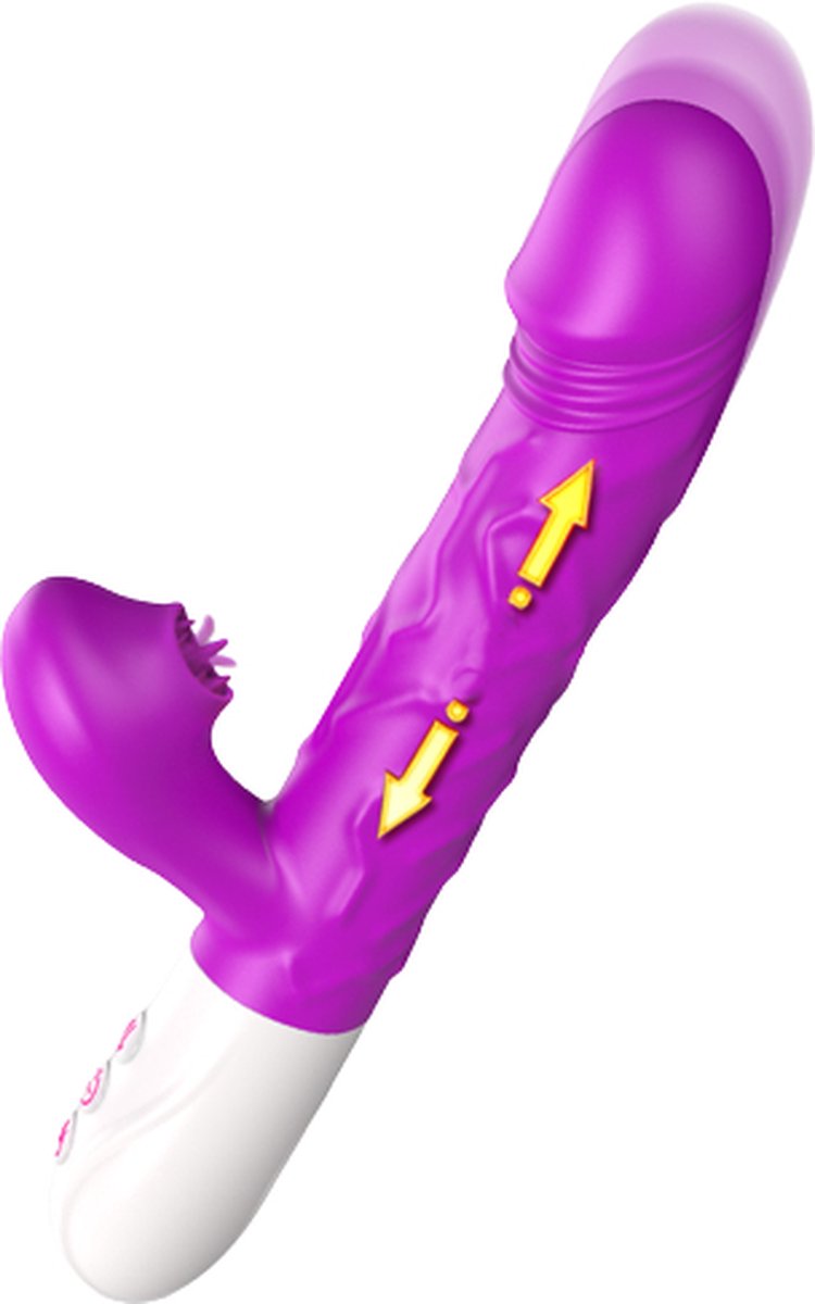 Goedkoopste TipsToys Vibrators met Likken - Clitoris Dildos Seksspeeltjes voor vrouwen