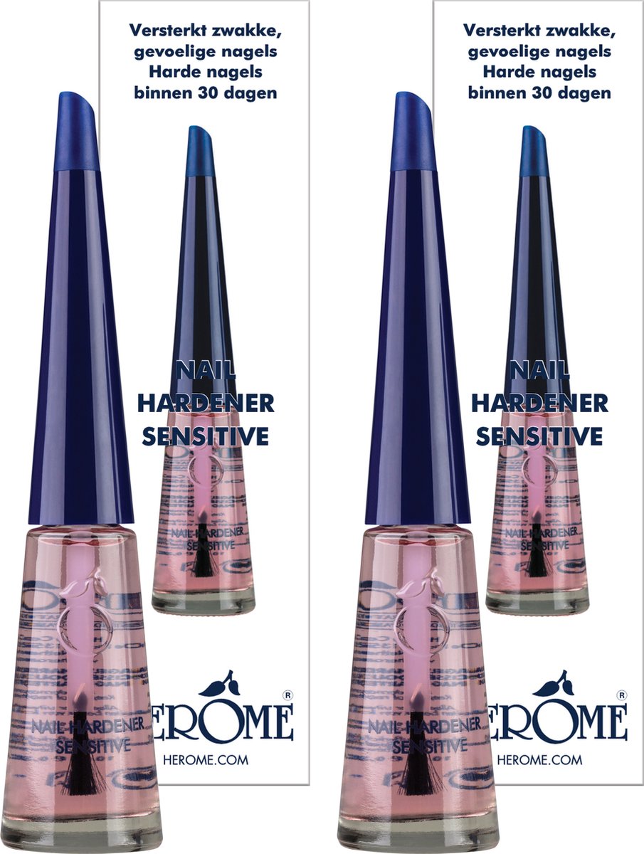 Herome 2Pack Nagelverharder en Base Coat Nail Hardener Sensitive